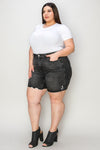 Judy Blue Full Size High Waist Tummy Control Denim Shorts ONLINE EXCLUSIVE