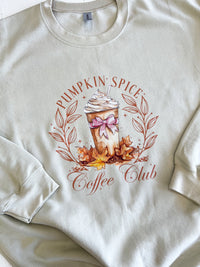 Pumpkin Spice Coffee Club Graphic Tee | Tshirt Bar