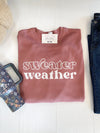Sweater Weather Super Soft Graphic Tee Sweatshirt