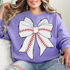 Baseball Glitter Bow Graphic Tee | Build Your Own Tshirt Bar