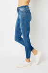 Judy Blue Full Size Cuffed Hem Low Waist Skinny Jeans ONLINE EXCLUSIVE