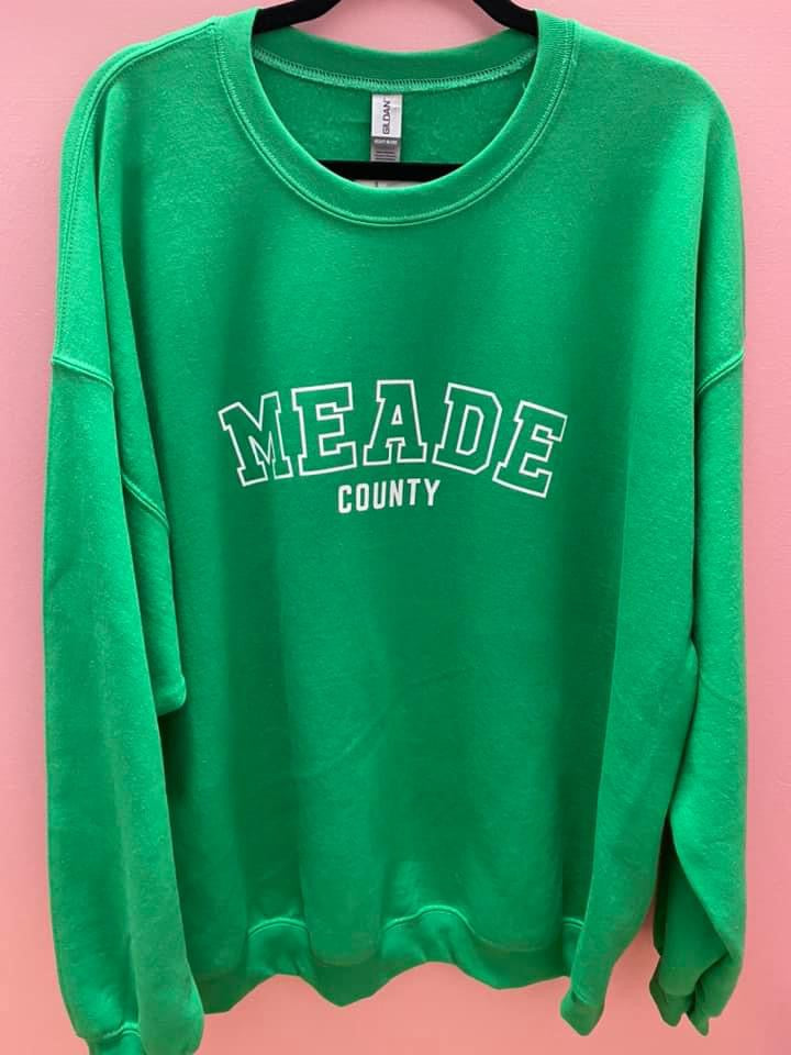 Meade County Green Sweatshirt Graphic Tee