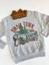 Small Town Christmas Crewneck Graphic Tee