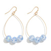 Sky Blue Dainty Beaded Earring