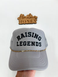 Grey Raising Legends Trucker Hat With Chain