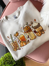Fall Latte Graphic Tee | Tshirt Bar