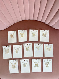 Mother of Pearl Initial Necklace