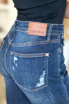 Judy Blue High Waist Rigid Magic Heavy Destroy Straight Jeans ONLINE EXCLUSIVE