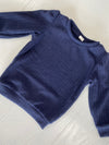 Girls Navy Pullover Sweater