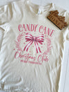 Candy Cane Christmas Club Graphic Tee | Build Your Own Tshirt Bar