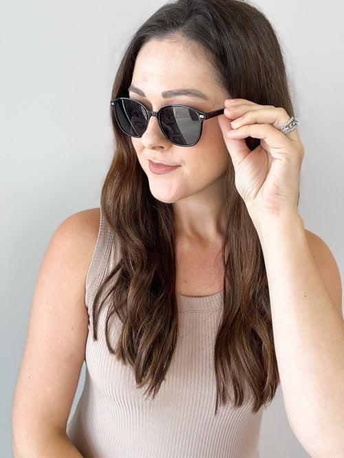 Sunny Days Sunglasses / Shiny Black