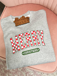 Checkers Merry Christmas Graphic Tee | Build Your Own Tshirt Bar