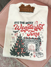 The Most Wonderful Time Fireplace Graphic Tee | Build Your Own Tshirt Bar