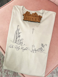 Oh Holy Night | Christmas Graphic Tee | Build Your Own Tshirt Bar