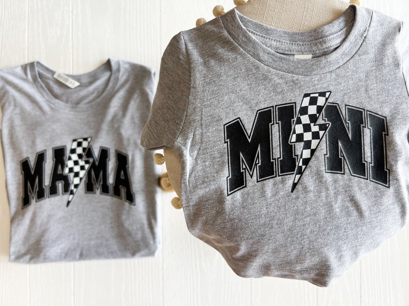 Mini Lightening Bolt Graphic Tee | Build Your Own Tshirt Bar
