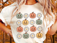 Pumpkins & Flowers Graphic Tee | Tshirt Bar