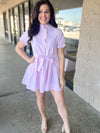 Radiate Joy Light Pink Stripe Dress