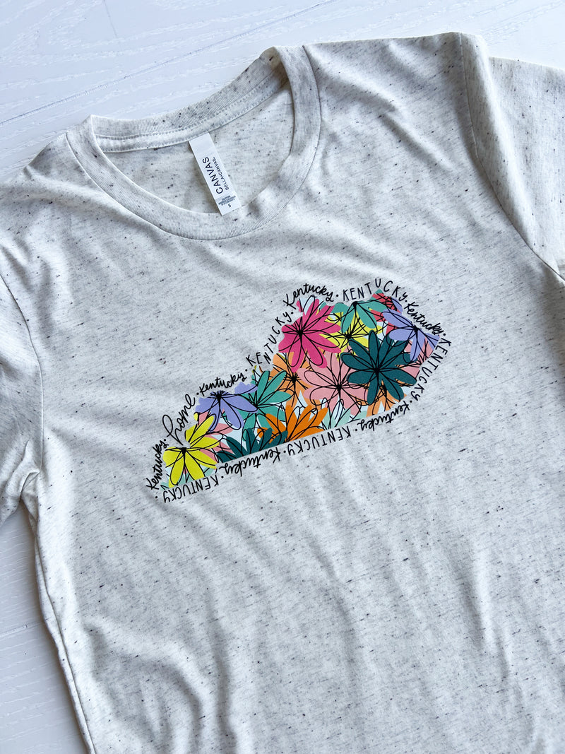 Kentucky Floral Graphic Tee