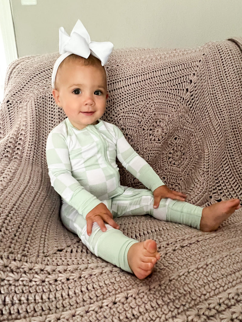 Checker Bamboo Pajamas