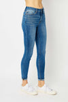 Judy Blue Full Size Cuffed Hem Low Waist Skinny Jeans ONLINE EXCLUSIVE
