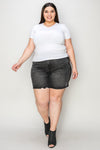 Judy Blue Full Size High Waist Tummy Control Denim Shorts ONLINE EXCLUSIVE