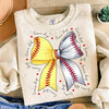 Baseball/Softball Bow Graphic Tee | Build Your Own Tshirt Bar