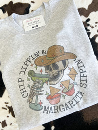 Chip Dippin Marg Sippin Graphic Tee | Tshirt Bar