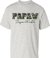 Camo Dad, Papaw, Grandpa Personalized Graphic Tee | Build Your Own Tshirt Bar
