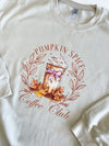 Pumpkin Spice Coffee Club Graphic Tee | Tshirt Bar