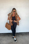 Cheetah Linden Sherpa Vest Jacket | PRE ORDER Arrives End Of Nov