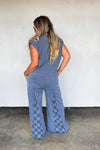 Grove On Checker Flare Pants| PRE ORDER Arrives End Of Nov