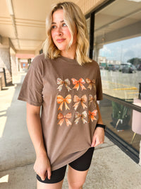 Fall Bows Graphic Tee | Tshirt Bar