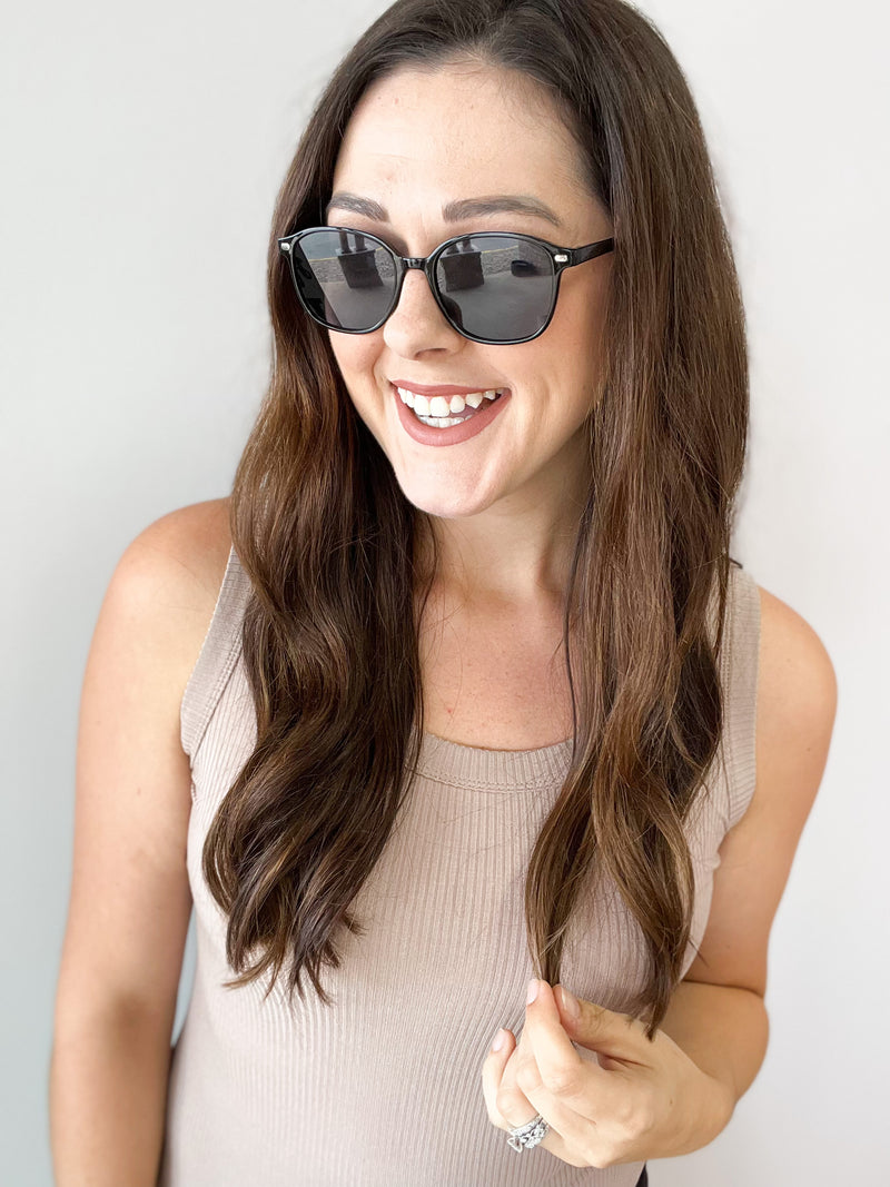 Sunny Days Sunglasses / Shiny Black