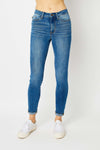 Judy Blue Full Size Cuffed Hem Low Waist Skinny Jeans ONLINE EXCLUSIVE