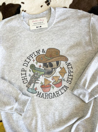 Chip Dippin Marg Sippin Graphic Tee | Tshirt Bar