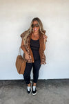 Cheetah Linden Sherpa Vest Jacket | PRE ORDER Arrives End Of Nov