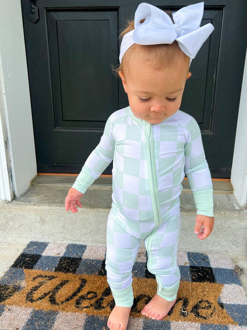 Checker Bamboo Pajamas