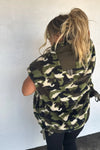 Camo Linden Sherpa Vest Jacket | PRE ORDER Arrives End Of Nov