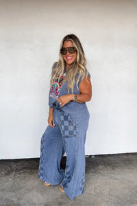 Grove On Checker Flare Pants| PRE ORDER Arrives End Of Nov