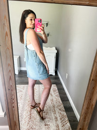 Denim Darling Overall Dress