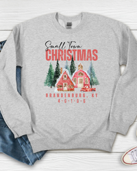 Small Town Christmas Custom Town Graphic Tee | Build Your Own Tshirt Bar