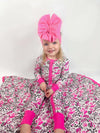 Pink Howdy Ruffled Bamboo Blanket