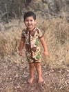 Cowboy Bamboo Shortie Romper