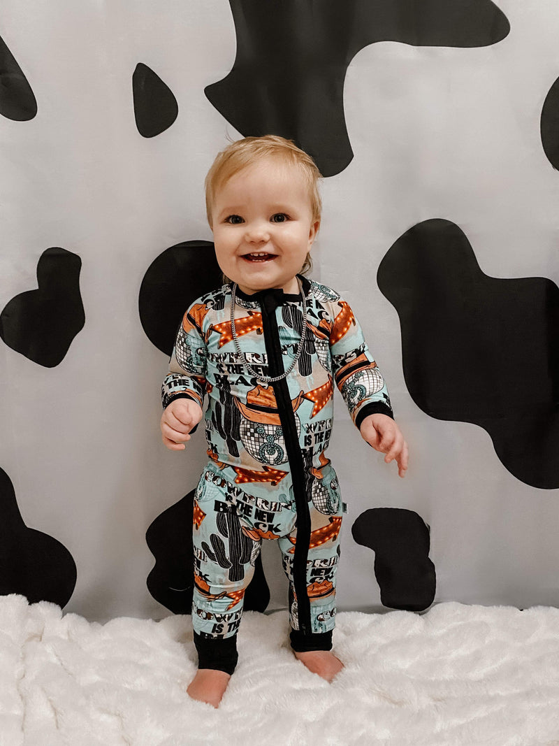 Cow Print is the New Black Bamboo Sleeper ONLINE EXCLUSIVE