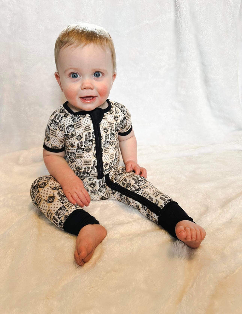 Daddy's Little Cowboy Short Sleeve Bamboo Sleeper (FINAL SALE)