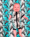 Dirt bike Bamboo Shortie Romper