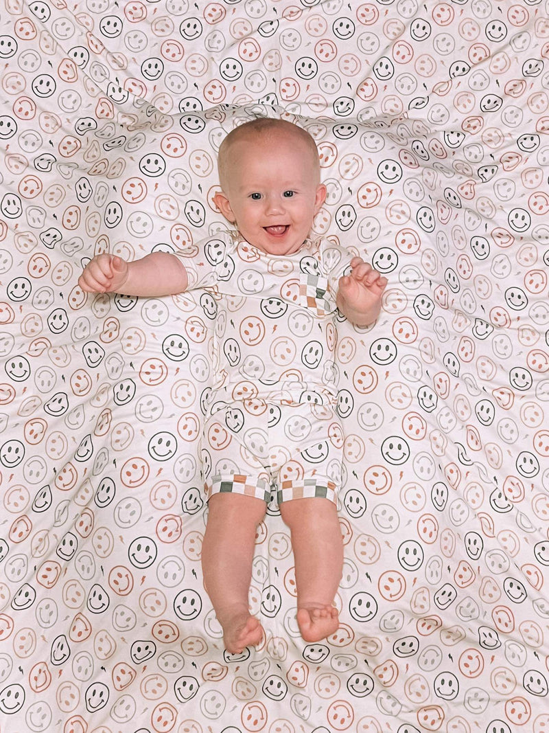 Rad Smiles Bamboo Short Set