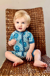 Stay Trippy Bamboo Shortie Romper