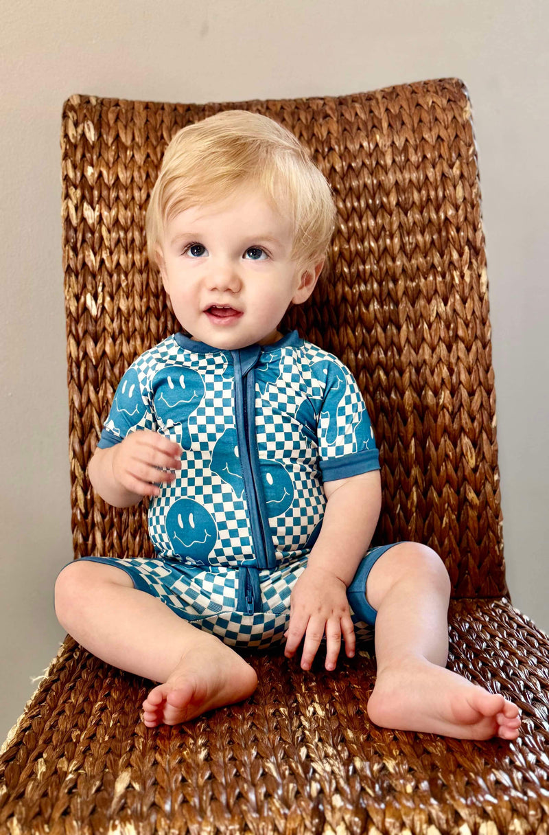 Stay Trippy Bamboo Shortie Romper
