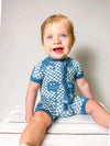 Stay Trippy Bamboo Shortie Romper